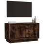 Mueble para TV madera contrachapada roble ahumado 80x35x45 cm en Muebles TV | Comprar online en Foru.es