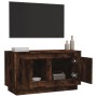 Mueble para TV madera contrachapada roble ahumado 80x35x45 cm en Muebles TV | Comprar online en Foru.es