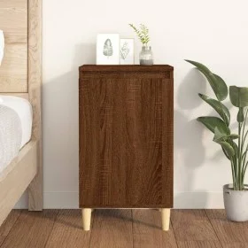 Nachttisch aus braunem Eichensperrholz, 40 x 35 x 70 cm von vidaXL, Nachttische - Ref: Foro24-819642, Preis: 43,66 €, Rabatt: %