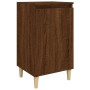 Mesita de noche madera contrachapada roble marrón 40x35x70 cm de vidaXL, Mesitas de noche - Ref: Foro24-819642, Precio: 44,17...