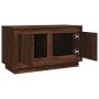 Mueble para TV madera contrachapada roble marrón 80x35x45 cm en Muebles TV | Comprar online en Foru.es