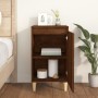 Mesita de noche madera contrachapada roble marrón 40x35x70 cm de vidaXL, Mesitas de noche - Ref: Foro24-819642, Precio: 44,17...
