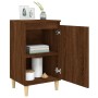 Mesita de noche madera contrachapada roble marrón 40x35x70 cm de vidaXL, Mesitas de noche - Ref: Foro24-819642, Precio: 44,17...