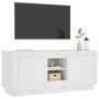 Mueble para TV madera contrachapada negro 102x35x45 cm en Muebles TV | Comprar online en Foru.es