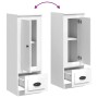 Aparador madera contrachapada blanco brillo 36x35,5x103,5 cm de vidaXL, Aparadores - Ref: Foro24-816306, Precio: 77,33 €, Des...