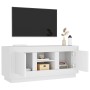 Mueble para TV madera contrachapada negro 102x35x45 cm en Muebles TV | Comprar online en Foru.es