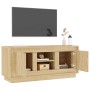 Mueble de TV madera contrachapada roble Sonoma 102x35x45 cm en Muebles TV | Comprar online en Foru.es