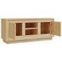 Mueble de TV madera contrachapada roble Sonoma 102x35x45 cm en Muebles TV | Comprar online en Foru.es