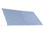 Toldo retráctil 300x150 cm azul y blanco en Toldos | Comprar online en Foru.es