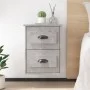 Mesita de noche de pared 2 uds gris hormigón 41,5x36x53 cm de vidaXL, Mesitas de noche - Ref: Foro24-816401, Precio: 77,86 €,...