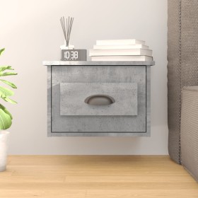 Mesita de noche de pared color gris hormigón 41,5x36x28 cm de vidaXL, Mesitas de noche - Ref: Foro24-816384, Precio: 33,58 €,...