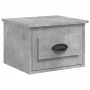 Mesita de noche de pared color gris hormigón 41,5x36x28 cm de vidaXL, Mesitas de noche - Ref: Foro24-816384, Precio: 33,17 €,...