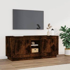 Mueble para TV madera contrachapada roble ahumado 102x35x45 cm en Muebles TV | Comprar online en Foru.es