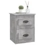 Mesita de noche de pared 2 uds gris hormigón 41,5x36x53 cm de vidaXL, Mesitas de noche - Ref: Foro24-816401, Precio: 77,86 €,...