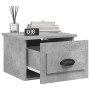 Mesita de noche de pared color gris hormigón 41,5x36x28 cm de vidaXL, Mesitas de noche - Ref: Foro24-816384, Precio: 33,58 €,...