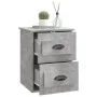 Mesita de noche de pared 2 uds gris hormigón 41,5x36x53 cm de vidaXL, Mesitas de noche - Ref: Foro24-816401, Precio: 77,86 €,...