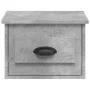 Mesita de noche de pared color gris hormigón 41,5x36x28 cm de vidaXL, Mesitas de noche - Ref: Foro24-816384, Precio: 33,17 €,...