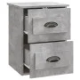 Mesita de noche de pared 2 uds gris hormigón 41,5x36x53 cm de vidaXL, Mesitas de noche - Ref: Foro24-816401, Precio: 77,86 €,...