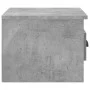 Mesita de noche de pared color gris hormigón 41,5x36x28 cm de vidaXL, Mesitas de noche - Ref: Foro24-816384, Precio: 33,17 €,...