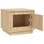 Mesa de centro madera contrachapada roble Sonoma 51x50x44 cm en Mesas de centro | Comprar online en Foru.es