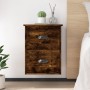 Mesita de noche de pared 2 uds color roble ahumado 41,5x36x53cm de vidaXL, Mesitas de noche - Ref: Foro24-816403, Precio: 73,...