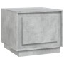 Mesa de centro madera contrachapada gris hormigón 51x50x44 cm en Mesas de centro | Comprar online en Foru.es