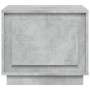 Mesa de centro madera contrachapada gris hormigón 51x50x44 cm en Mesas de centro | Comprar online en Foru.es