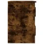 Mesita de noche de pared 2 uds color roble ahumado 41,5x36x53cm de vidaXL, Mesitas de noche - Ref: Foro24-816403, Precio: 62,...