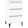 Mesita de noche madera contrachapada blanca 40x35x70 cm de vidaXL, Mesitas de noche - Ref: Foro24-819668, Precio: 63,98 €, De...