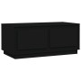 Mesa de centro madera contrachapada negro 102x50x44 cm en Mesas de centro | Comprar online en Foru.es