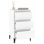Mesita de noche madera contrachapada blanca 40x35x70 cm de vidaXL, Mesitas de noche - Ref: Foro24-819668, Precio: 64,83 €, De...
