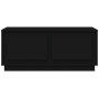 Mesa de centro madera contrachapada negro 102x50x44 cm en Mesas de centro | Comprar online en Foru.es