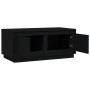 Mesa de centro madera contrachapada negro 102x50x44 cm en Mesas de centro | Comprar online en Foru.es