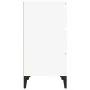 Mesita de noche madera contrachapada blanca 40x35x70 cm de vidaXL, Mesitas de noche - Ref: Foro24-819668, Precio: 63,98 €, De...