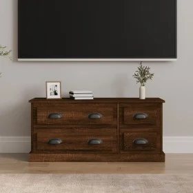 Mueble para TV madera contrachapada roble marrón 100x35,5x45 cm de vidaXL, Muebles TV - Ref: Foro24-816455, Precio: 100,64 €,...
