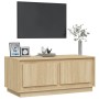 Mesa de centro madera contrachapada roble Sonoma 102x50x44 cm en Mesas de centro | Comprar online en Foru.es