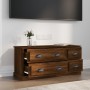 Mueble para TV madera contrachapada roble marrón 100x35,5x45 cm de vidaXL, Muebles TV - Ref: Foro24-816455, Precio: 102,15 €,...