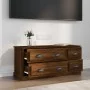 TV stand made of brown oak plywood, 100x35.5x45 cm by vidaXL, TV Furniture - Ref: Foro24-816455, Price: 100,64 €, Discount: %
