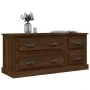 TV stand made of brown oak plywood, 100x35.5x45 cm by vidaXL, TV Furniture - Ref: Foro24-816455, Price: 100,64 €, Discount: %