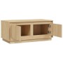 Mesa de centro madera contrachapada roble Sonoma 102x50x44 cm en Mesas de centro | Comprar online en Foru.es