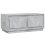 Mesa de centro madera contrachapada gris hormigón 102x50x44 cm en Mesas de centro | Comprar online en Foru.es