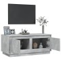 Mesa de centro madera contrachapada gris hormigón 102x50x44 cm en Mesas de centro | Comprar online en Foru.es