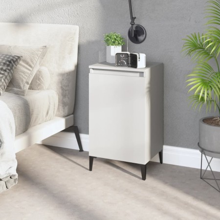 Mesita de noche madera contrachapada blanca 40x35x70 cm de vidaXL, Mesitas de noche - Ref: Foro24-819644, Precio: 48,71 €, De...