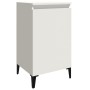 Mesita de noche madera contrachapada blanca 40x35x70 cm de vidaXL, Mesitas de noche - Ref: Foro24-819644, Precio: 48,71 €, De...
