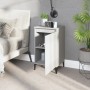 Mesita de noche madera contrachapada blanca 40x35x70 cm de vidaXL, Mesitas de noche - Ref: Foro24-819644, Precio: 48,71 €, De...