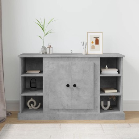 Aparador de madera contrachapada gris hormigón 100x35,5x60 cm de vidaXL, Aparadores - Ref: Foro24-816444, Precio: 103,99 €, D...