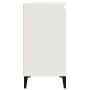 Mesita de noche madera contrachapada blanca 40x35x70 cm de vidaXL, Mesitas de noche - Ref: Foro24-819644, Precio: 48,71 €, De...