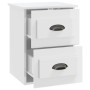 Mesitas de noche de pared 2 uds blanco brillante 41,5x36x53 cm de vidaXL, Mesitas de noche - Ref: Foro24-816397, Precio: 65,6...