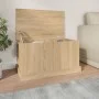 Aufbewahrungskoffer aus Sonoma-Eichensperrholz, 70 x 40 x 38 cm von vidaXL, Aufbewahrungskisten - Ref: Foro24-816507, Preis: ...