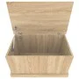 Aufbewahrungskoffer aus Sonoma-Eichensperrholz, 70 x 40 x 38 cm von vidaXL, Aufbewahrungskisten - Ref: Foro24-816507, Preis: ...
